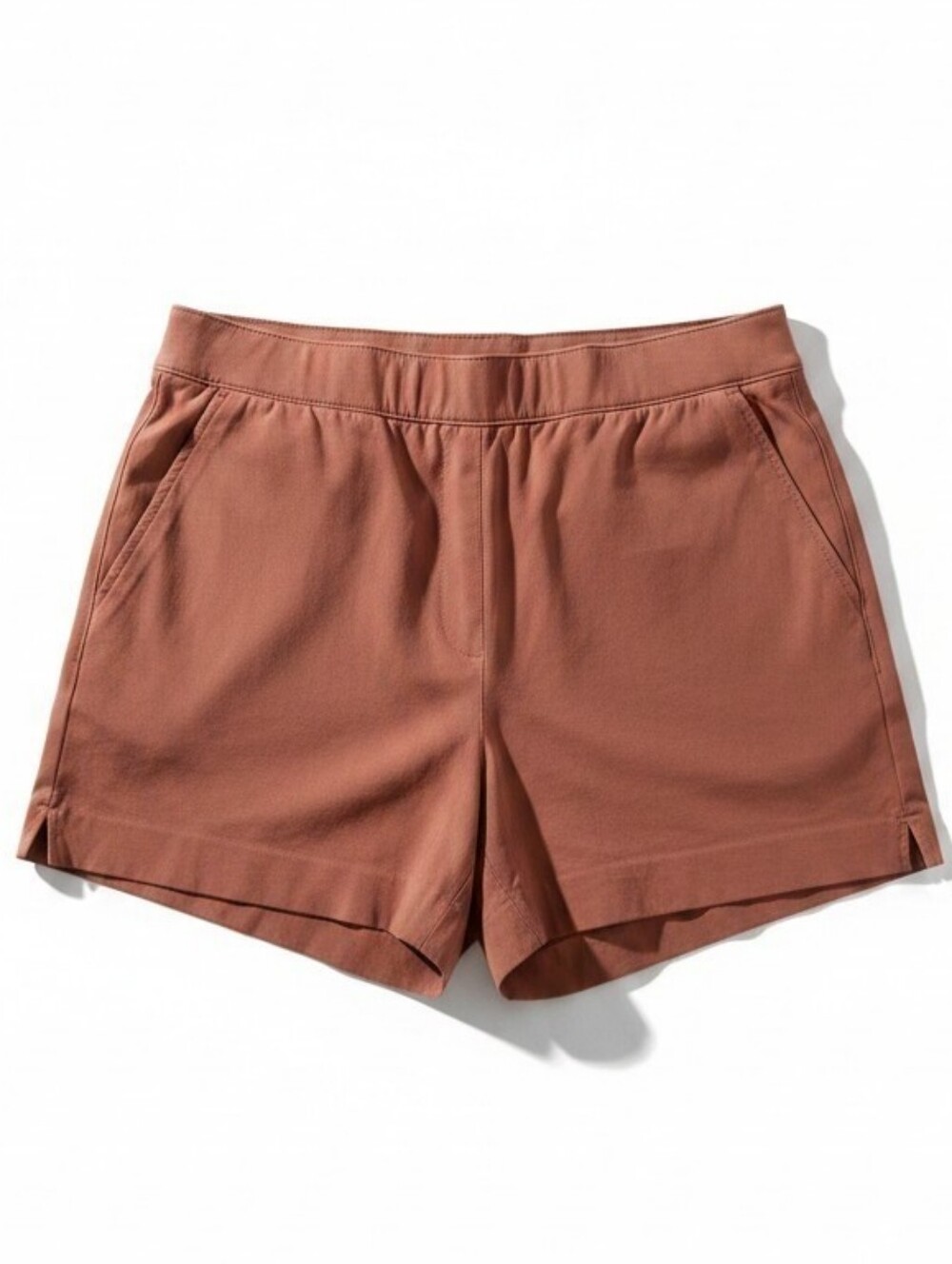 SPANX Rust-Colored High-Rise Shorts #SHO12 - Picture 4 of 12